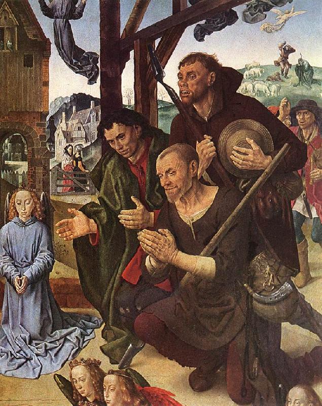 GOES, Hugo van der The Adoration of the Shepherds Sweden oil painting art